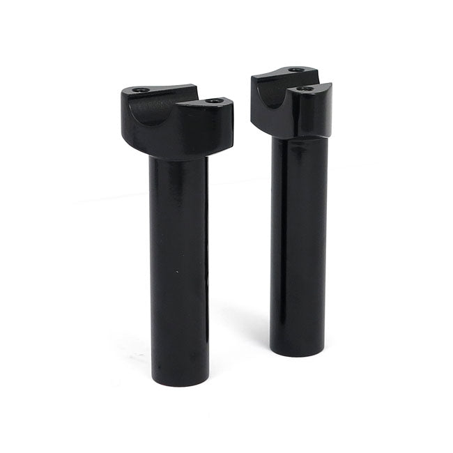 MCS Forged Aluminium Risers Straight, 5-1/2" Rise. Black