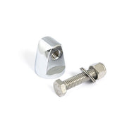 MCS Straight Cone Headlamp Mount Block. Chrome – Universal