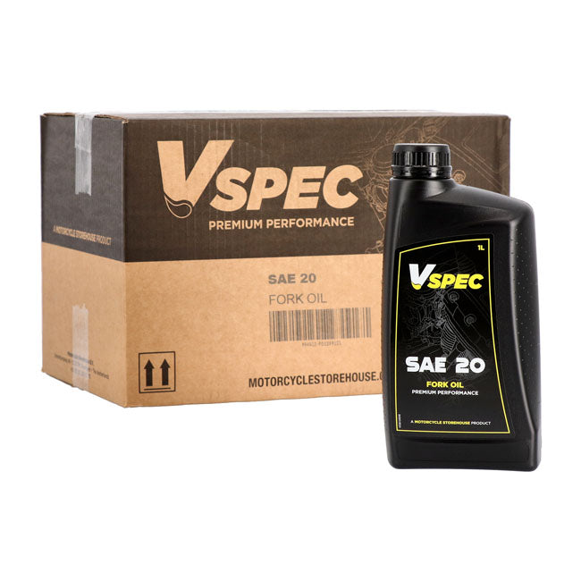 Vspec SAE 20W Fork Oil. 1 Liter – Most H-D Models