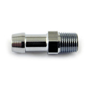 MCS Oil Line Fitting, Straight. 1/8 NPT to 5/16". Chrome – Universal