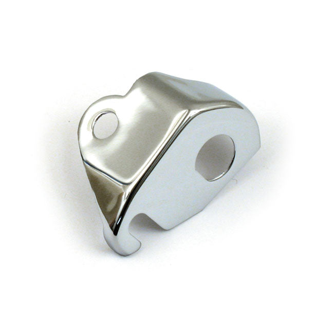 MCS Sportster Ignition Switch Cover. Chrome – 1972–1987 XL Sportster