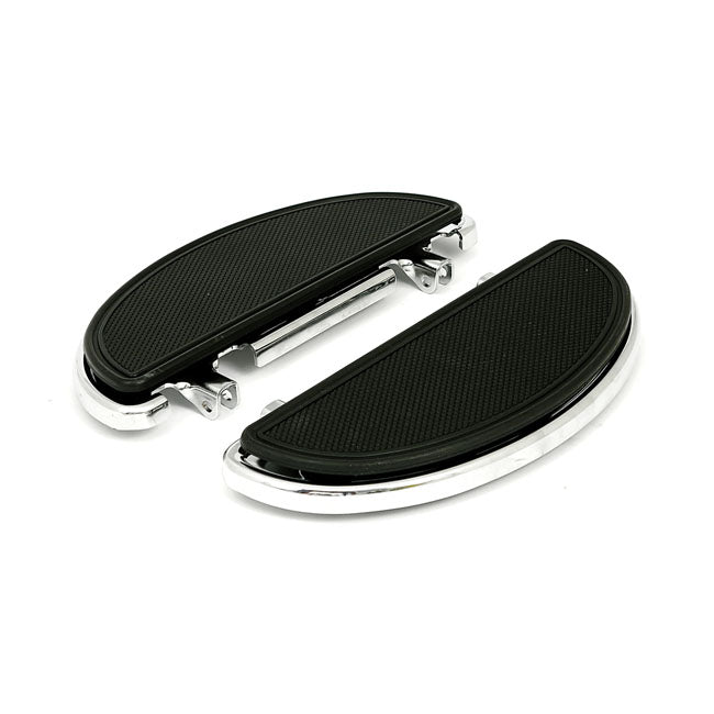 MCS Oval Early Style Floorboards. with Dampers. Chrome – 1986–2017 FL Softail; 2012–2016 Dyna Fld…