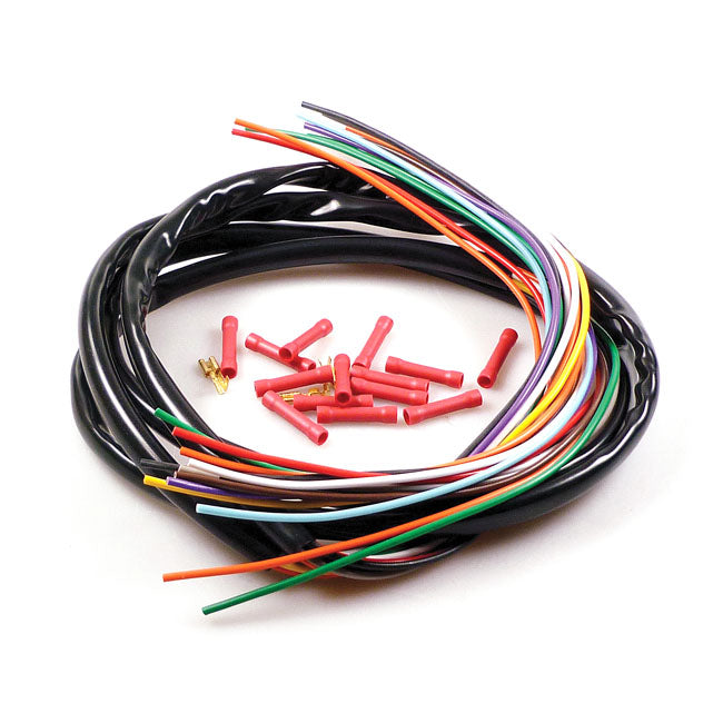 MCS Oversized Handlebar Wiring Harness. 48" Long – 1982–1995 Big Twin; XL Sportster Models