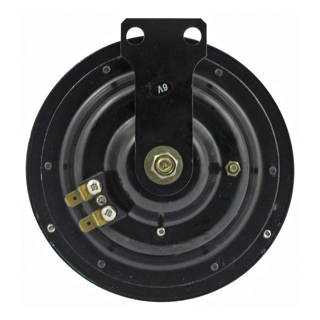 MCS OEM Style 5-1/2" Springer Horn. Chrome. 6-Volt – OEM 69001-42 – 1942–1952 45CI; 1942–1948 Big Twin…