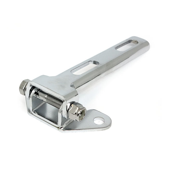 MCS Universal Solo Seat Hinge, Square Mount. Chrome