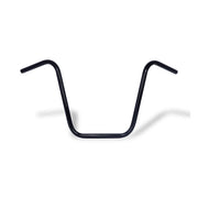 MCS Apehanger Handlebar, 16" Rise, 1" Black – Pre-81 H-D with 1" I.D. Risers