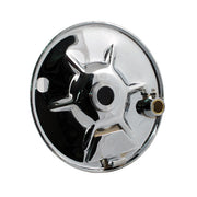 MCS Rear Mechanical Brake Backing Plate, Chrome – 1941–1957 Big Twin