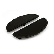 MCS Oval Floorboard Pads. Knurled/Ribbed. Black – Rider with Early Oval Floorboards:…