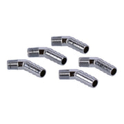 Gardner-Westcott Oil Line Fitting, 45 Degree. 1/8"-27 NPT to 3/8". Chrome