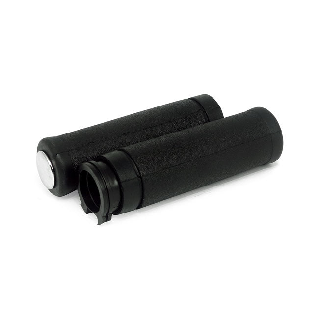 MCS OEM Style Grip Set with Throttle Sleeve. Black – 1974–1980 XL Sportster; FL; FX with…