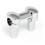 MCS Widow Riser Set. 3" Rise. Chrome – Most 73-Up H-D with 3.5" Riser Spacing…