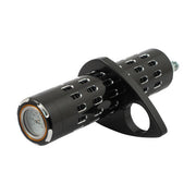 MCS Billet Oil Cooler, with Temperature Gauge. Black – Many Stock & Custom Applications