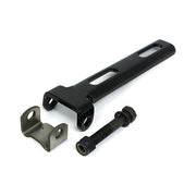 MCS Universal Solo Seat Hinge, Square Mount, Weld-on. Black