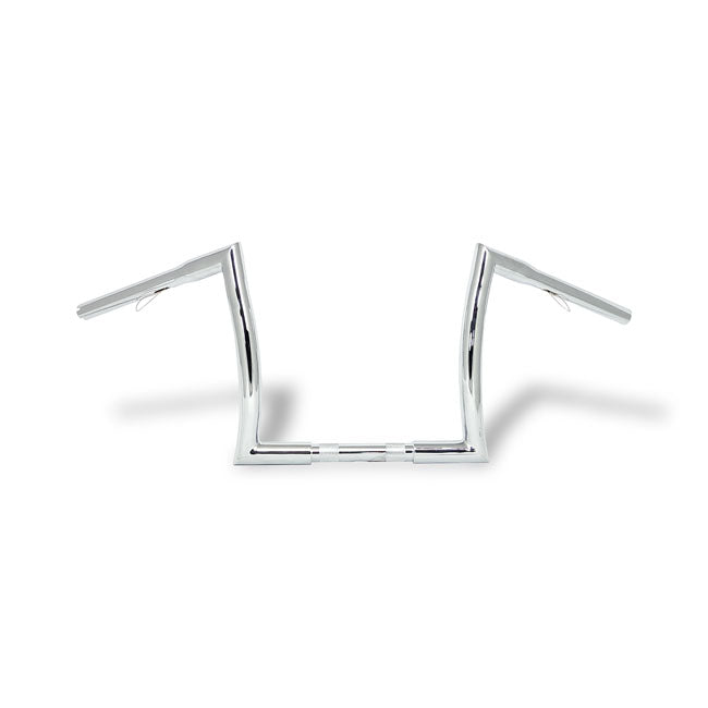 Highway Hawk Bad Ape Apehangers, Chrome – 1982–2024 H-D Mech. & E-Throttle with 1"…