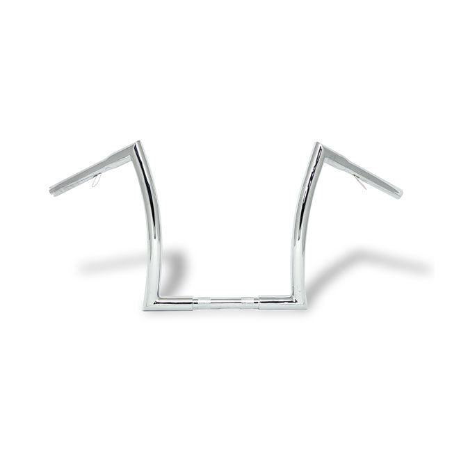 Highway Hawk Bad Ape Apehangers, Chrome – 1982–2024 H-D Mech. & E-Throttle with 1"…