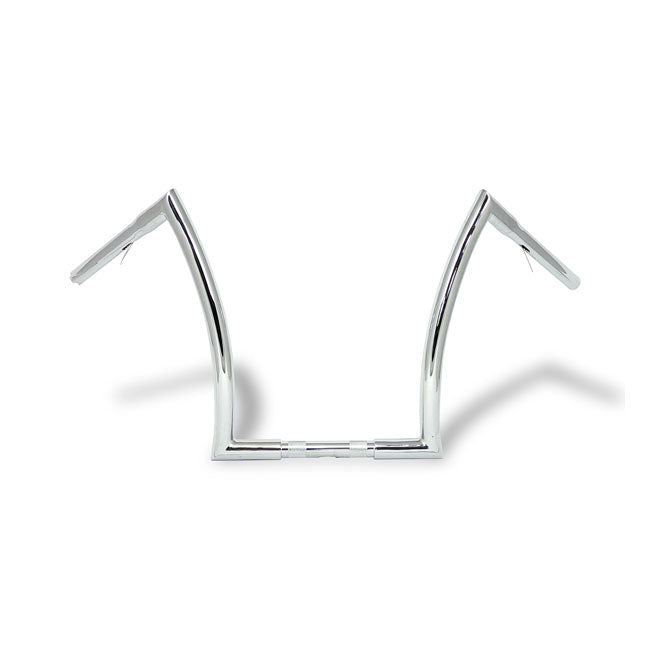 Highway Hawk Bad Ape Apehangers, Chrome – 1982–2024 H-D Mech. & E-Throttle with 1"…