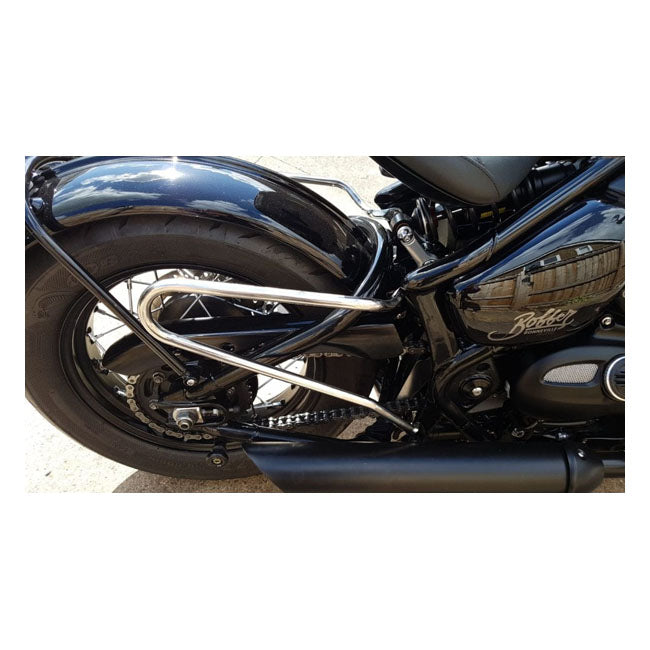 Motone Triumph Saddlebag Support. Polished Stainless – Triumph: Bonneville Bobber; Bobber…