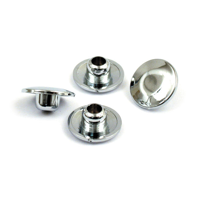 MCS Push-in Mushroom Allen Head Plugs 5/16". Chrome