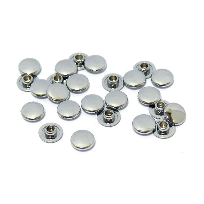 MCS Push-in Mushroom Allen Head Plugs M8. Chrome – M8 Threaded Allen Head Bolts