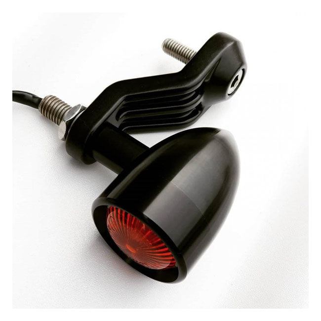 Motone Ribbed Triline Turn Signal Brackets. Black – Triumph: 2001–2020 Bonneville T100 / SE…