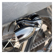 Motone Ribbed Triline Turn Signal Brackets. Black – Triumph: 2001–2020 Bonneville T100 / SE…
