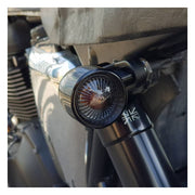 Motone Ribbed Triline Turn Signal Brackets. Black – Triumph: 2001–2020 Bonneville T100 / SE…