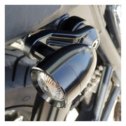 Motone Ribbed Triline Turn Signal Brackets. Black – Triumph: 2001–2020 Bonneville T100 / SE…