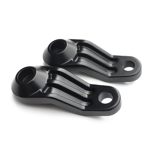 Motone Ribbed Triline Turn Signal Brackets. Black – Triumph: 2001–2020 Bonneville T100 / SE…