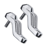 Motone Ribbed Triline Turn Signal Brackets. Polished – Triumph: 2001–2020 Bonneville T100 / SE…