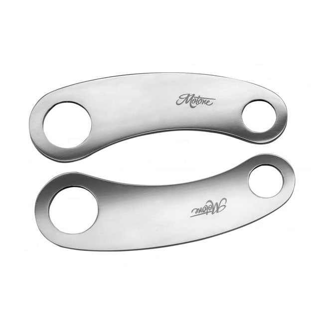 Motone Turn Signal Brackets, Top Shock Mount. Polished – Triumph: 2001–2018 Bonneville T100 / SE…