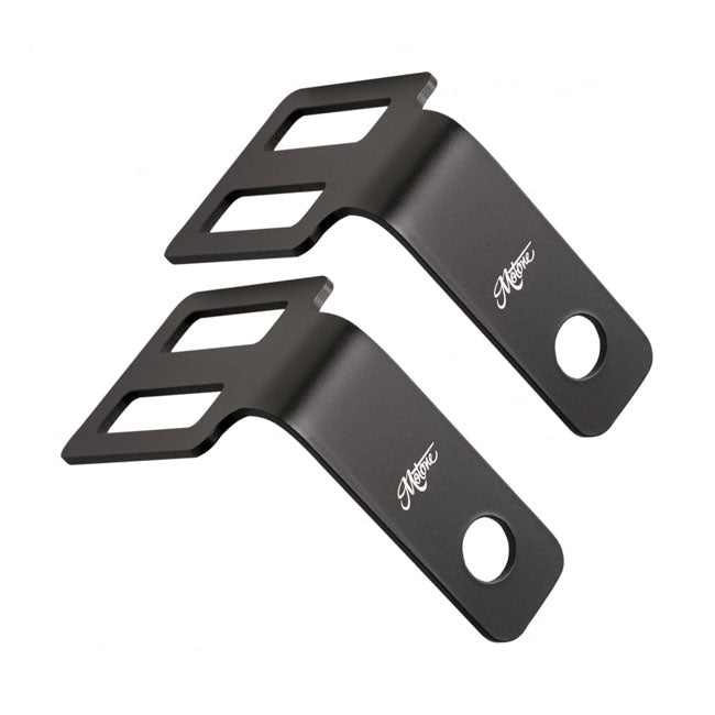 Motone Turn Signal Brackets, Under Seat Mount. Black – Triumph: 2001–2015 Bonneville T100 / SE…