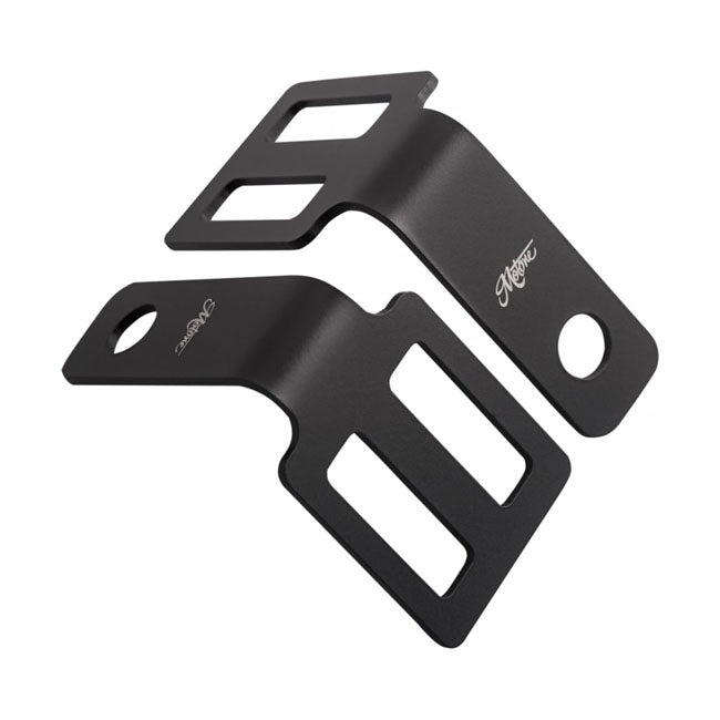 Motone Turn Signal Brackets, Under Seat Mount. Black – Triumph: 2001–2015 Bonneville T100 / SE…