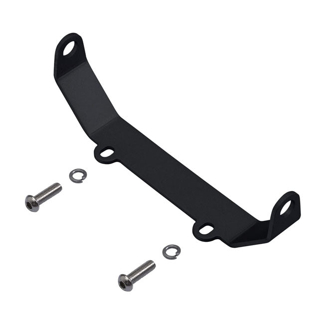 Motone Turn Signal Relocation Bracket, Front. Black – Triumph: 2001–2015 Bonneville T100 / SE…