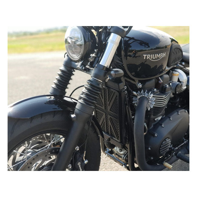 Motone Wrap-around Turn Signal Brackets, 47mm Forks – All Models with 47mm Forks