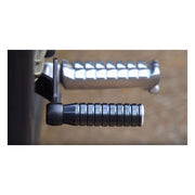 Motone Extented Shifter Peg Ribbed. Black