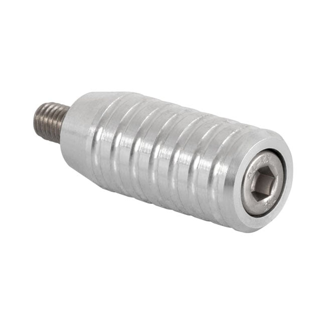 Motone Shifter End Peg Ribbed. Clear