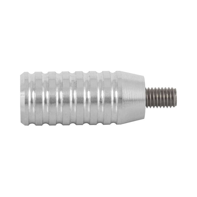 Motone Shifter End Peg Ribbed. Clear