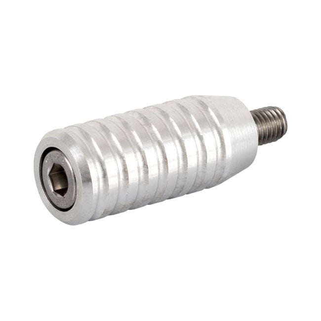 Motone Shifter End Peg Ribbed. Clear