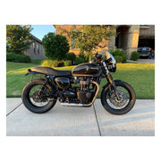 Motone Aluminum. Quicksilver Polished – Triumph: T100 / T120 / Speed Twin Models