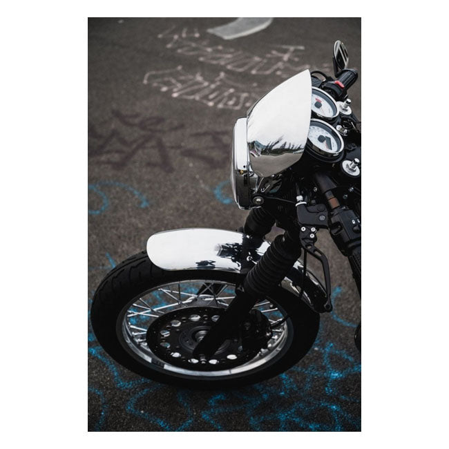 Motone Aluminum. Mirror Polished – Triumph: T100 and T120 Models