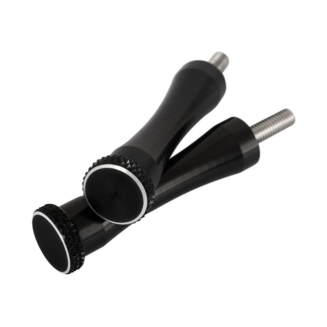 Motone Long Quick Release Seat Bolts. 70mm, Black – Triumph: 2001–2015 Bonneville T100 / SE…