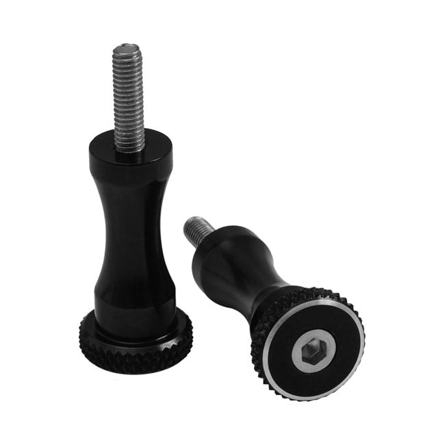 Motone Medium Quick Release Seat Bolts. 45mm, Black – Triumph: 2001–2015 Bonneville T100 / SE…