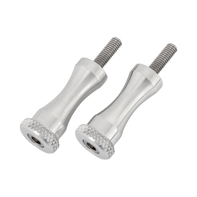 Motone Medium Quick Release Seat Bolts. 45mm, Polished – Triumph: 2001–2015 Bonneville T100 / SE…