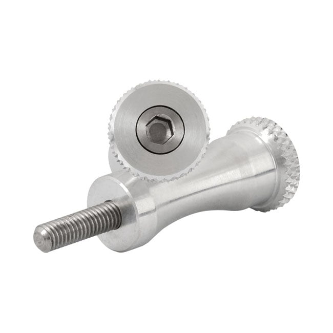 Motone Medium Quick Release Seat Bolts. 45mm, Polished – Triumph: 2001–2015 Bonneville T100 / SE…