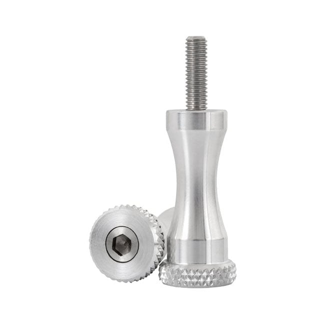 Motone Medium Quick Release Seat Bolts. 45mm, Polished – Triumph: 2001–2015 Bonneville T100 / SE…