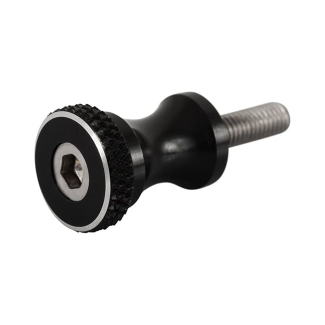 Motone Short Quick Release Seat Bolts. 28mm, Black – Triumph: 2001–2015 Bonneville T100 / SE…