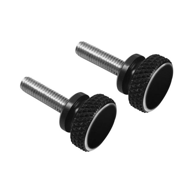 Motone Quick Release Thruxton Seat Cowl Bolts. Black – Triumph: 2004–2016 Thruxton (Air…