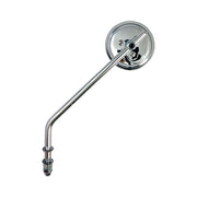MCS Steel 3" Round Mirror. Chrome, Long Stem – 65-UP H-D