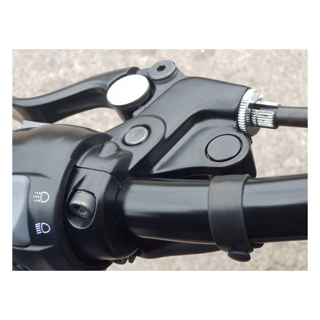 Motone Mirror Delete Plugs, 1" H/B. Black – Triumph: 2016–2020 T100 / T120 / Bobber…