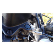 Motone Mirror Delete Plugs, 1" H/B. Black – Triumph: 2016–2020 T100 / T120 / Bobber…